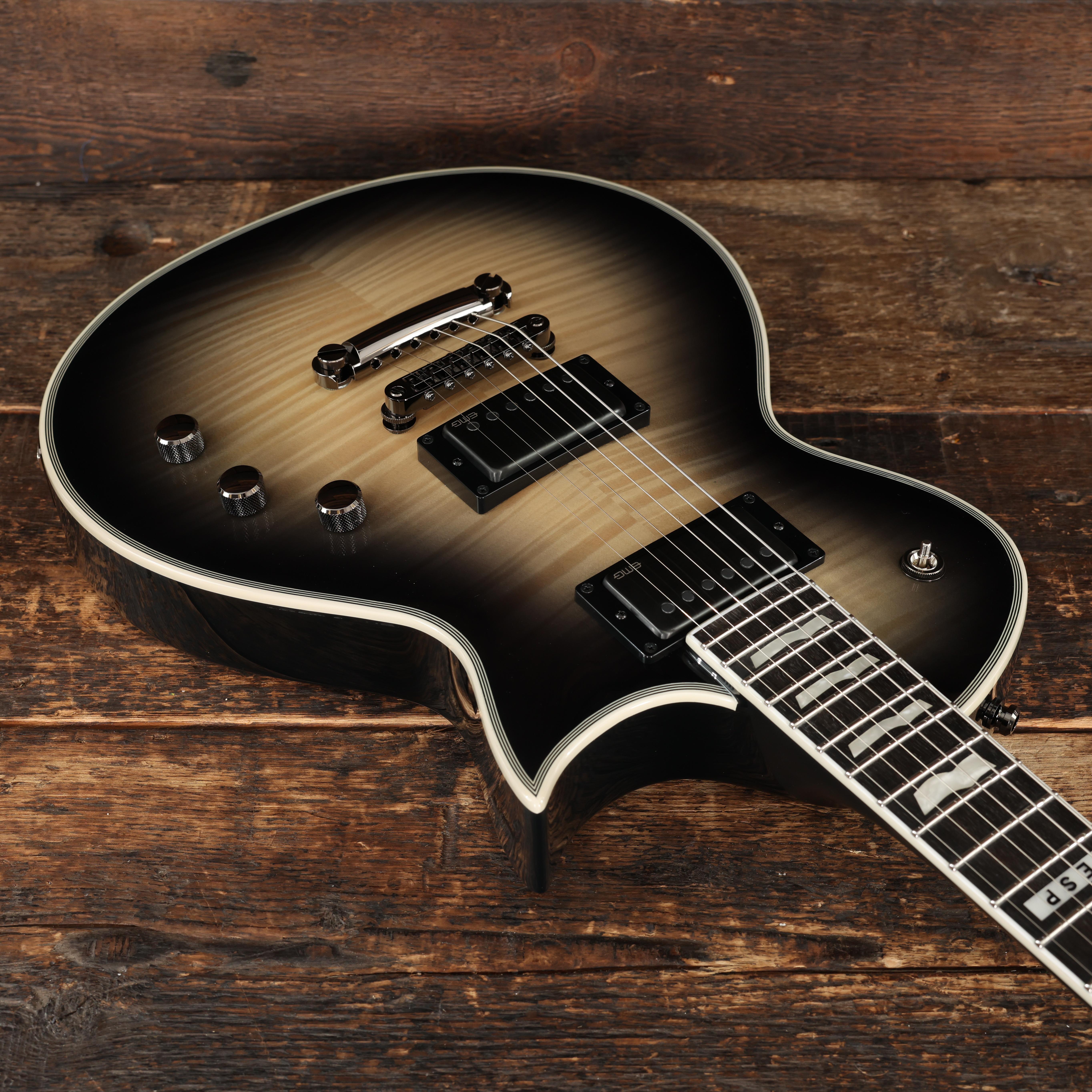 ESP E-II Eclipse Full Thickness Electric Guitar in Black Natural